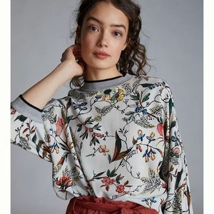 Blouse Anthropologie Zamara Top size XS Shirt floral